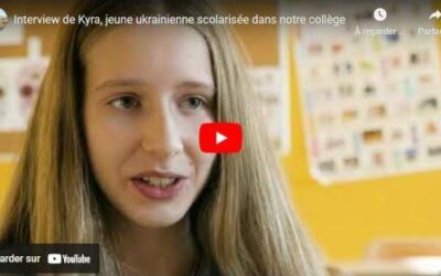 Kyra, jeune ukrainienne au collège